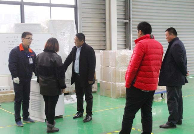 熱烈歡迎滕州市林海電力新能源有限公司劉總來(lái)我公司考察并指導(dǎo)工作！