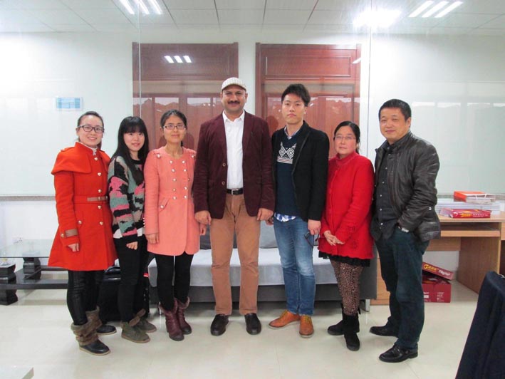 3月17日巴基斯坦客戶Akbar khan Quresh 抵達本公司